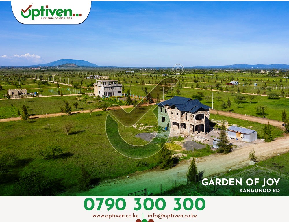 Garden of joy. Plots for sale along Kangundo Road, Machakos County