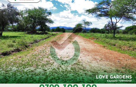 Love Gardens. Value Added Plots for sale in Kajiado township with ready title deeds.