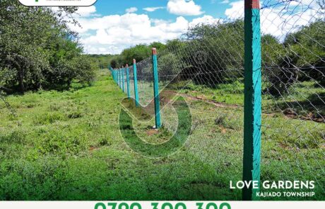 Love Gardens. Value Added Plots for sale in Kajiado township with ready title deeds.