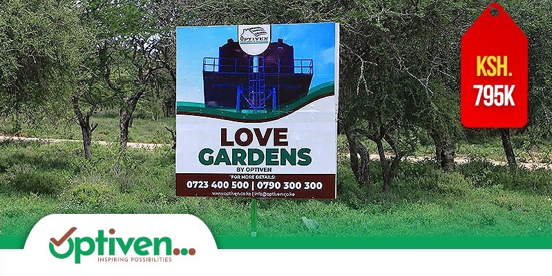 Love gardens - value added plots for sale in Kajiado