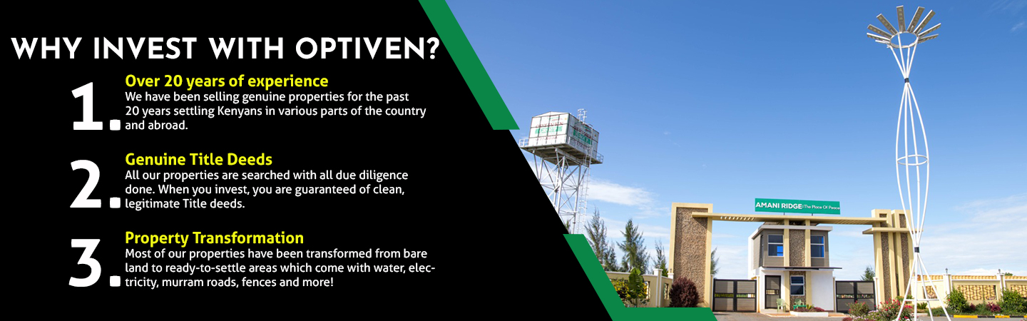 Reason Why to Invest with Optiven Limited