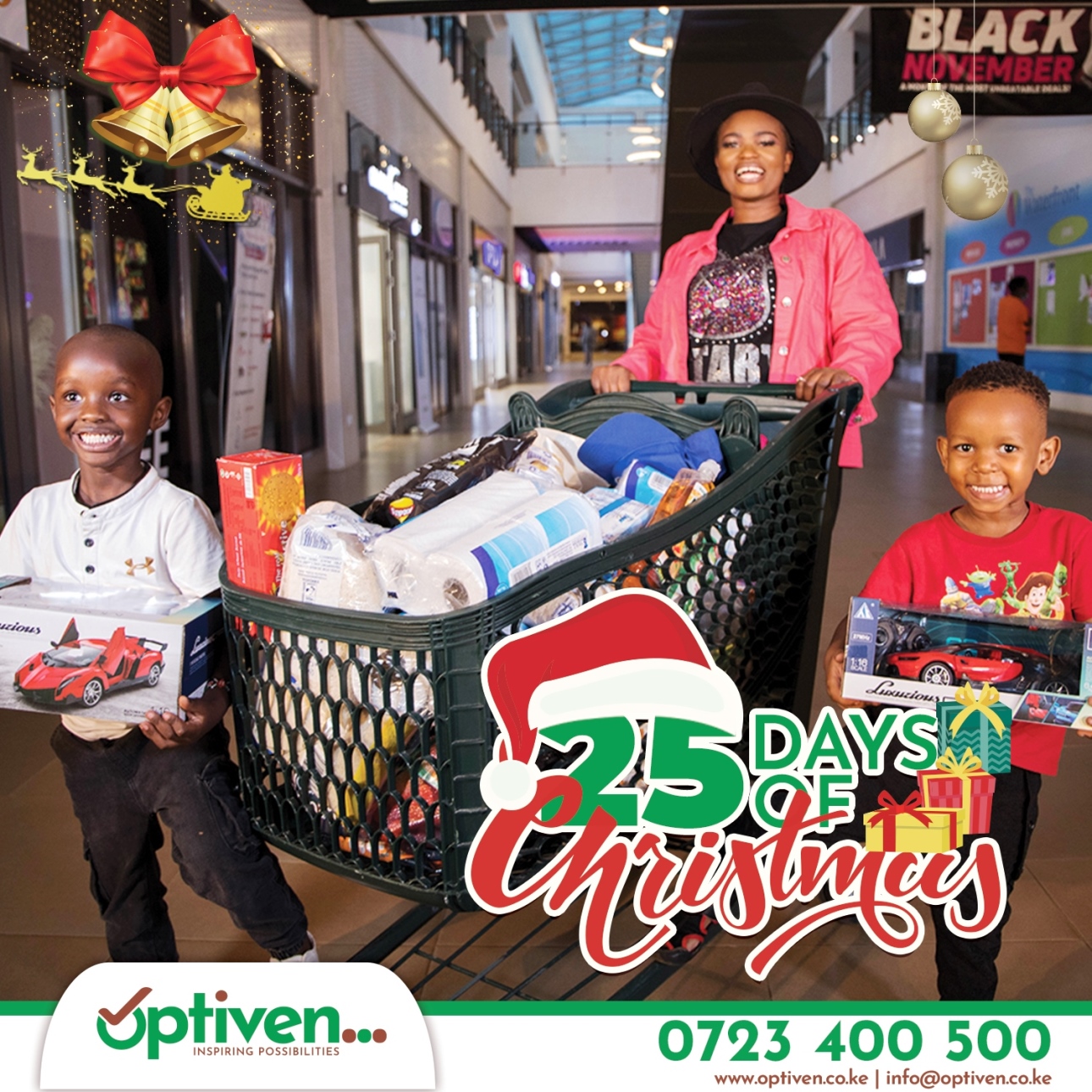 25 Days of Christmas Optiven Campaign