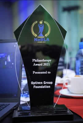 Philanthropy Award 2021 presented to Optiven Group Foundation