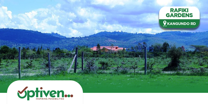 RAFIKI Rafiki Gardens. Sold Out Projects by Optiven along Kangundo Road.