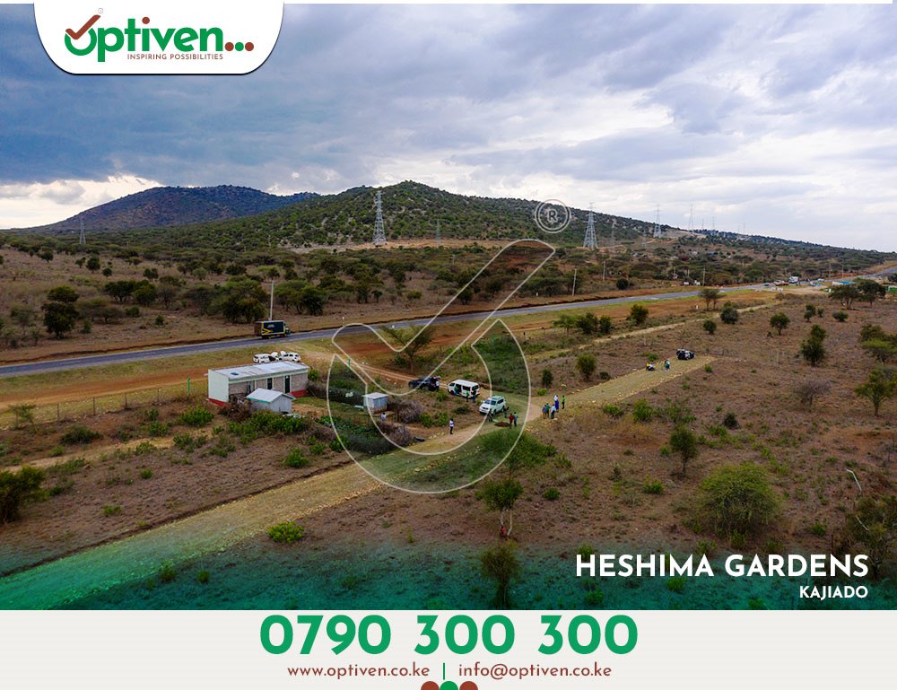 Heshima Gardens. Commercial Plots for sale in Kajiado touching the Namanga Highway, Kajiado county.