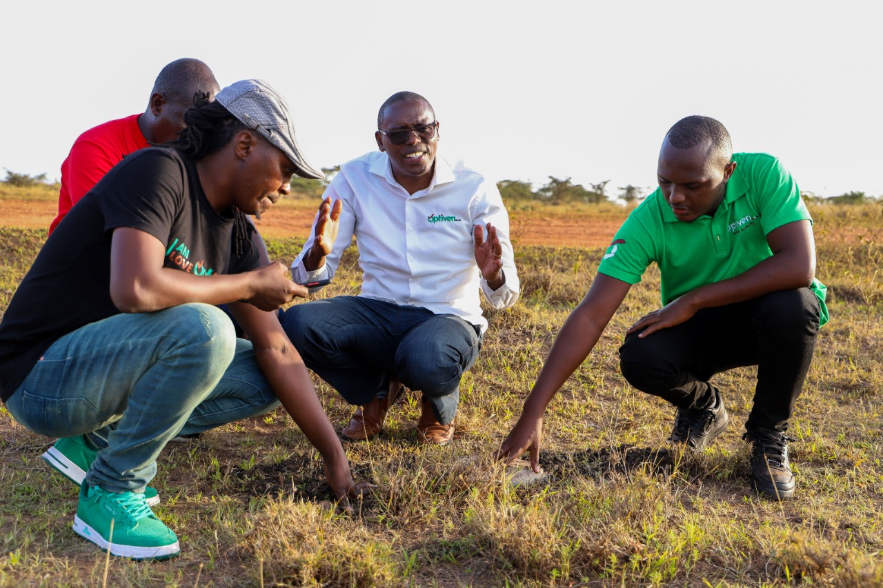 Optiven Group launch the Peace Breeze Gardens. Plots for sale in Konza.