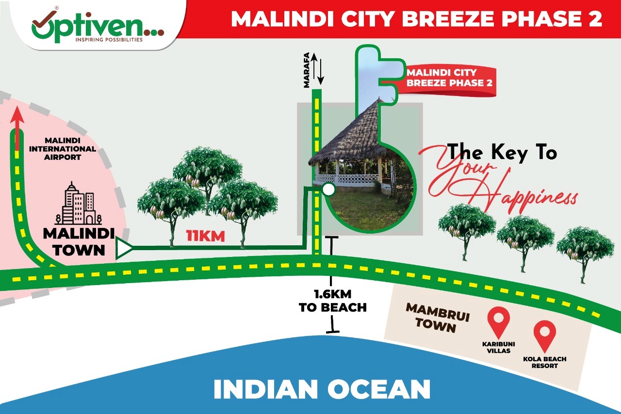 Malindi City Breeze Phase 2 - Value Added Plots in Malindi