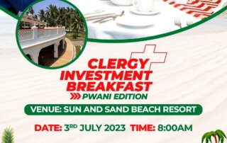 Optiven breakfast with clergy pwani edition