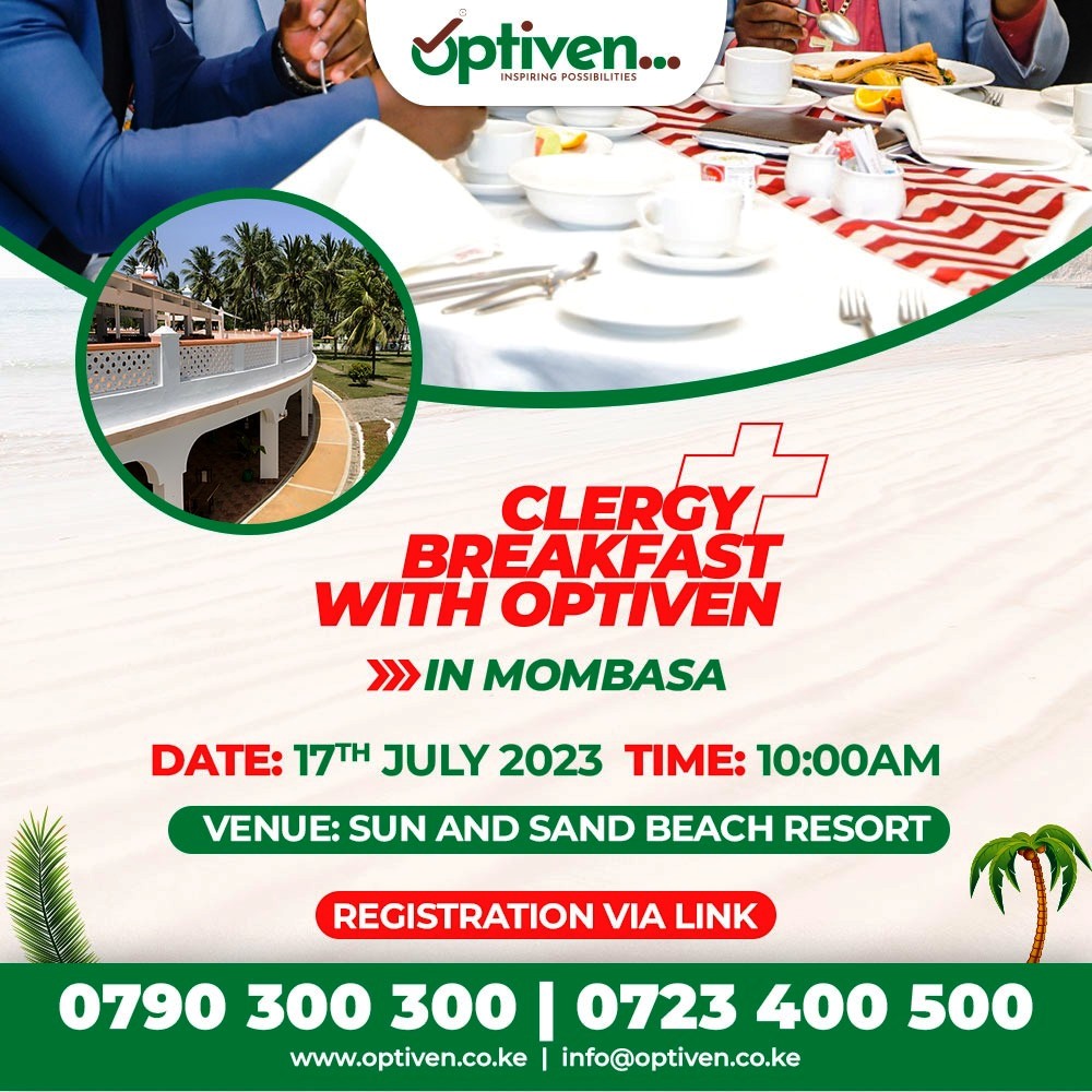 17th July 2023 : Clergy Breakfast With Optiven – Mombasa