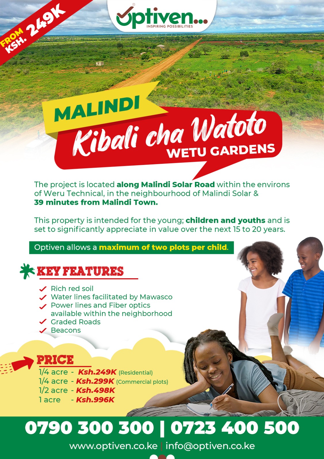 Kibali Cha Watoto: Value Added plots for sale in in Malindi