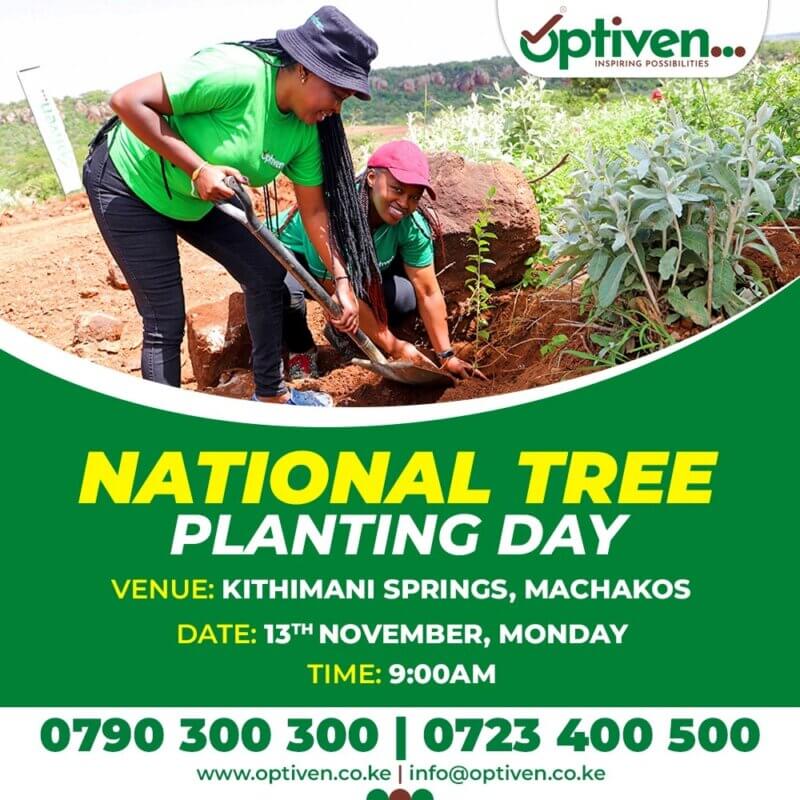 Monday 13th November 2023 National Tree Planting At Kithimani mcmaster-earth-day-tree-planting-event-nature-mcmaster