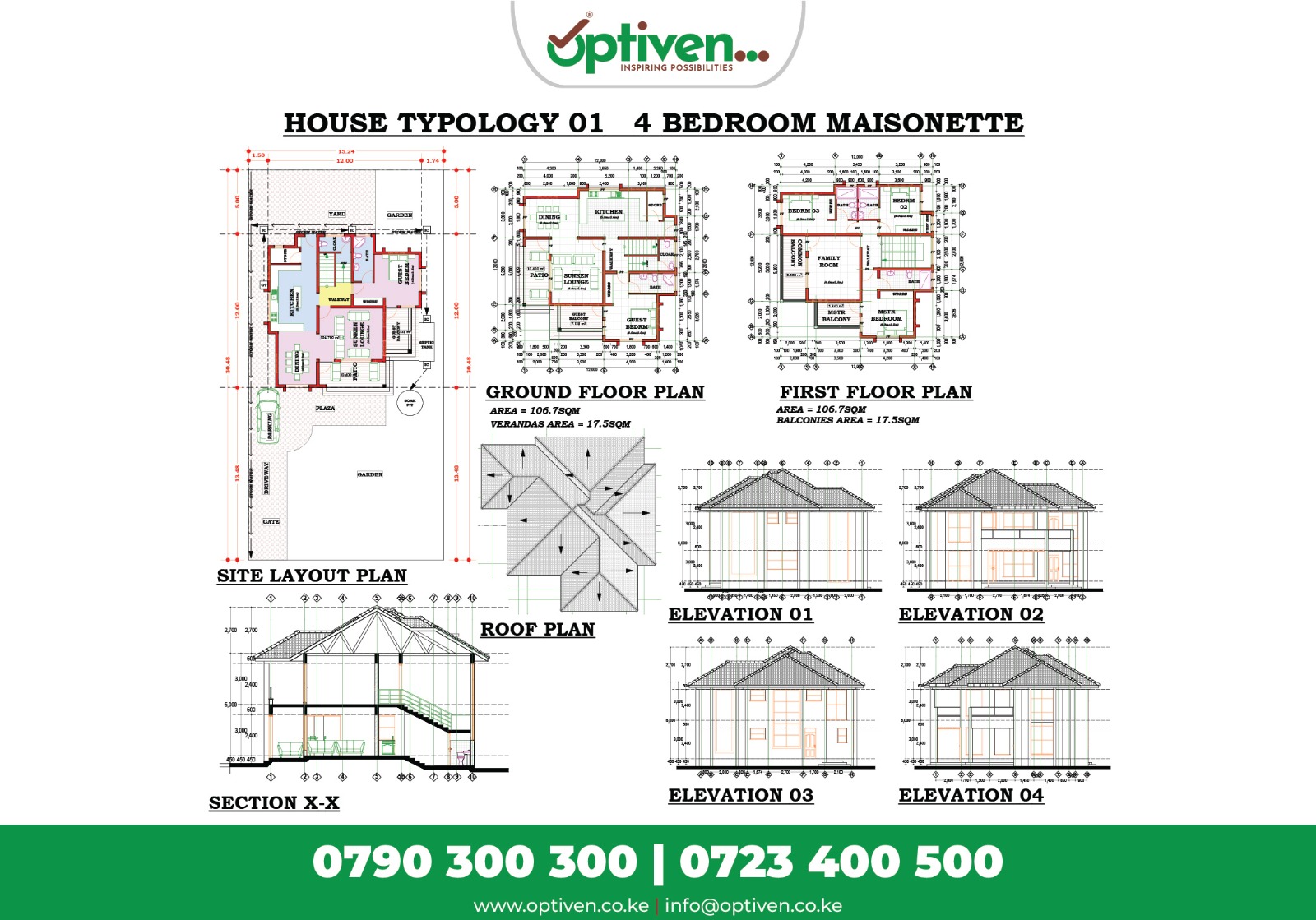 Proposed House Types at Ushindi Gardens - Nakuru