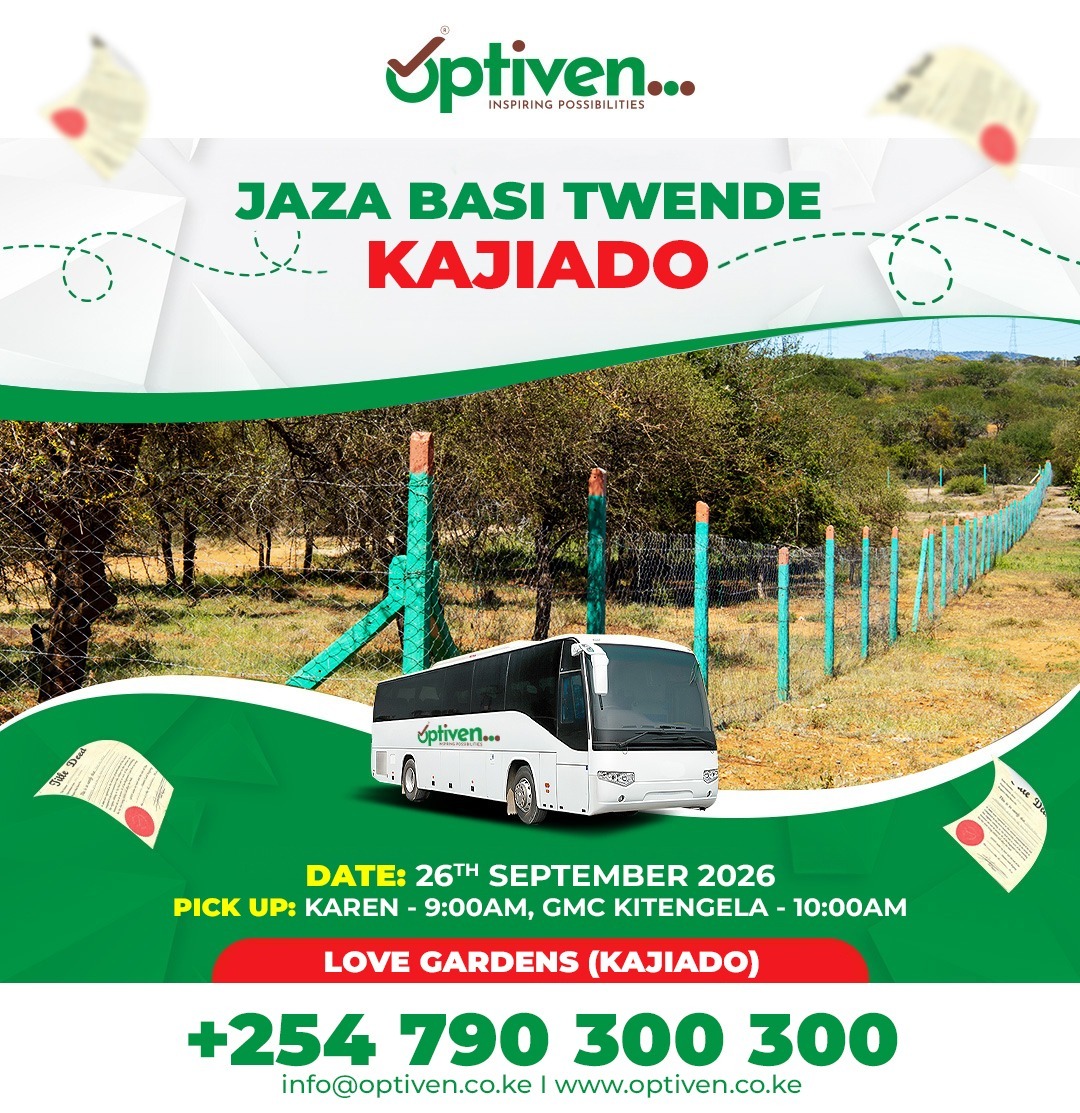 Saturday, 26th September 2026 – Jaza Basi Twende Love Gardens – Kajiado